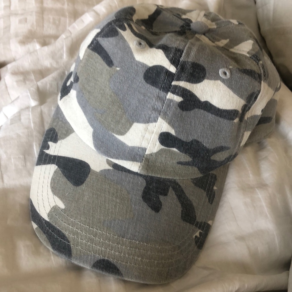 Anthropologie Camo Hat 100% Cotton